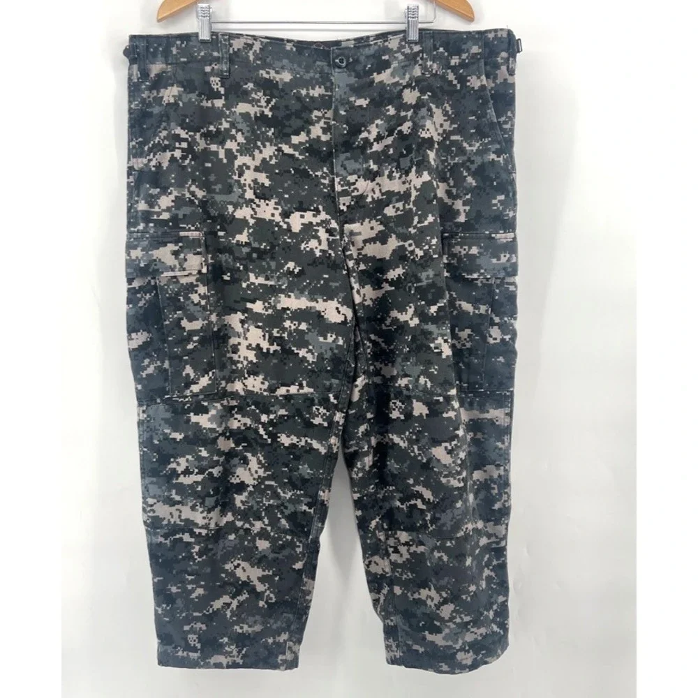 Tru Spec Cargo Pants Camo Digital Men 43 x 26 Grunge Military Utility FLAWS